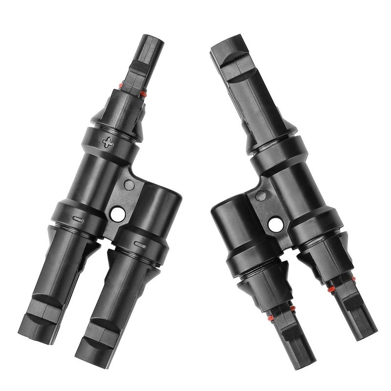 BougeRV Solar Branch Connectors Y Connector for Parallel Connection Between Solar Panels FMM+MFF (1 Pair) - Image 1
